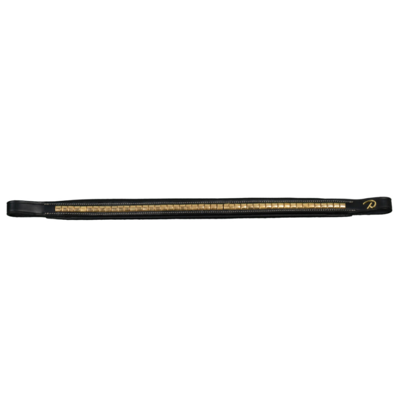 Brass Clincher V-Shaped Browband - D Collection
