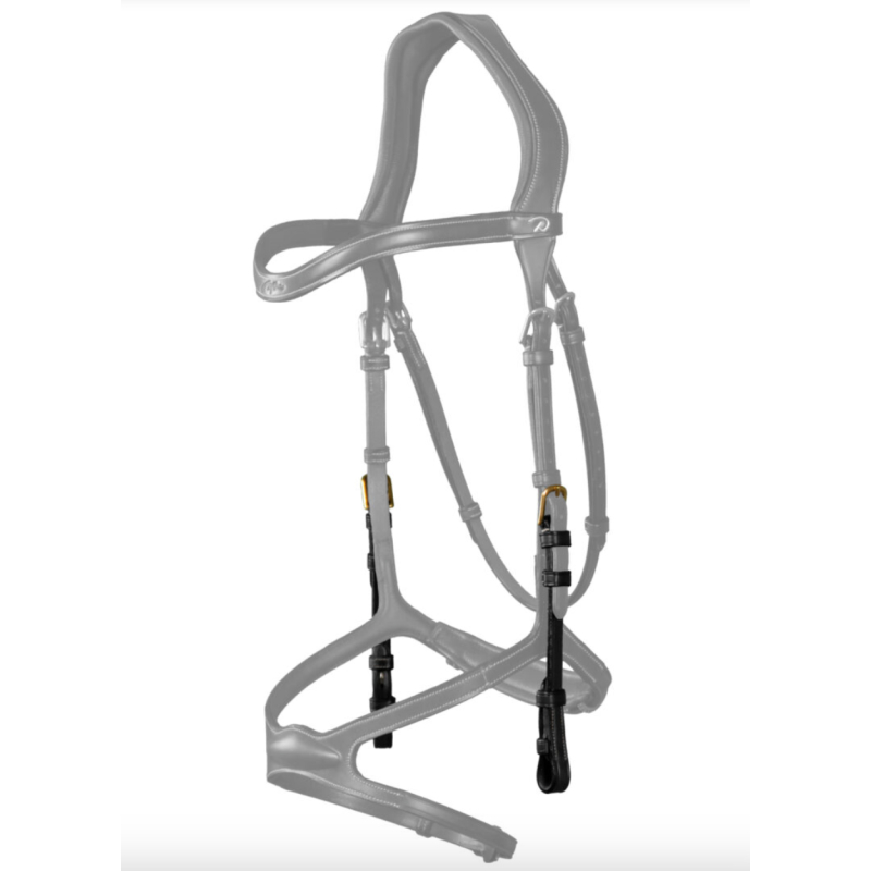 Cheekpieces for 1-Strap Headpiece - D Collection