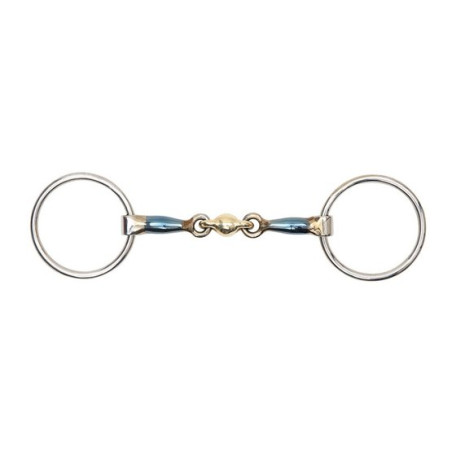 Mors sweet iron 2 anneaux double brisure Shires