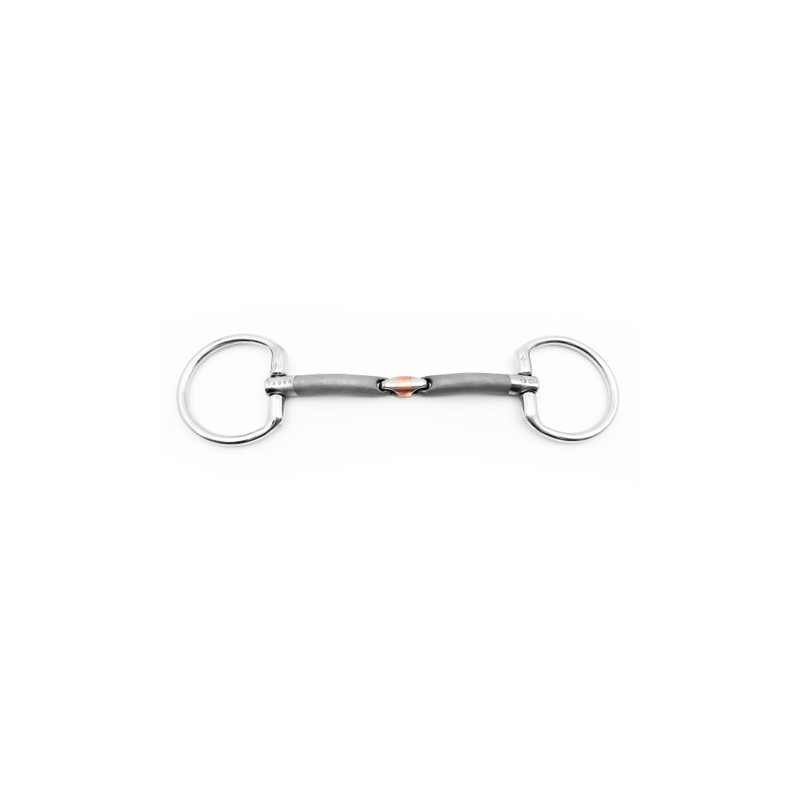 Mors de filet de bride olives double brisure OLIVER