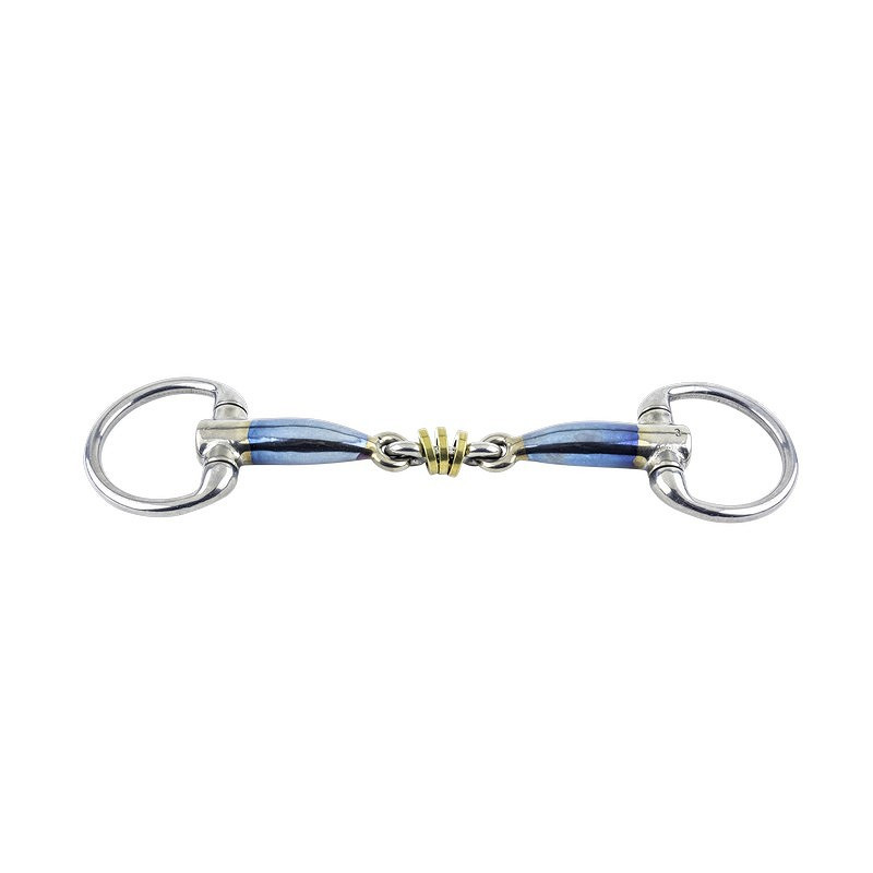 Sweet iron eggbutt bradoon brass ring - Trust