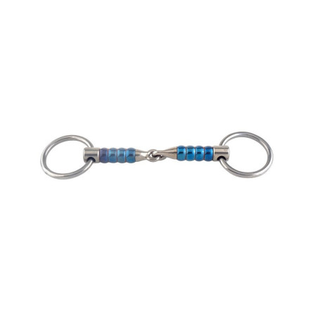 Loose Ring bradoon single jointed cherry roller - Trust