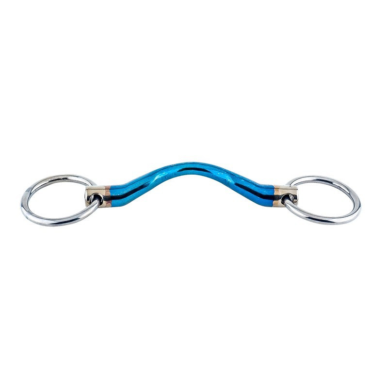 Bradoon loose ring straight medium port - Trust