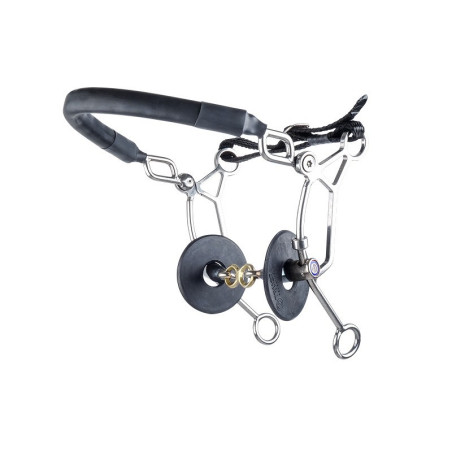 Hackamore combi double jointed french link longs shanks - Trust