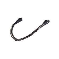 Browband Big Black Crystal-...