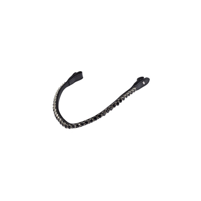 Browband Big Black Crystal - PS of Sweden