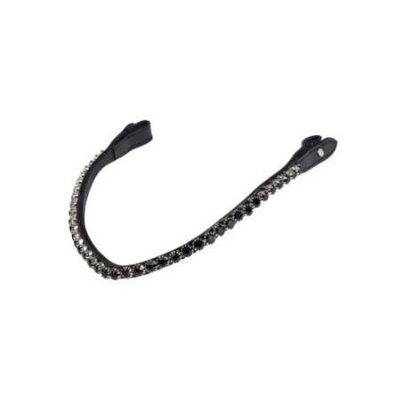 Browband Big Black Crystal - PS of Sweden