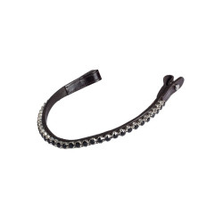 Browband Big Black Crystal-...