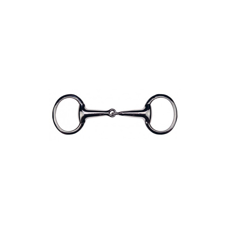 Eggbutt single jointed with flat ring