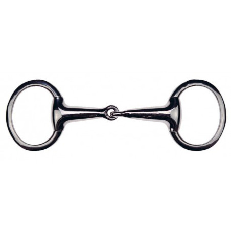 Eggbutt single jointed with flat ring