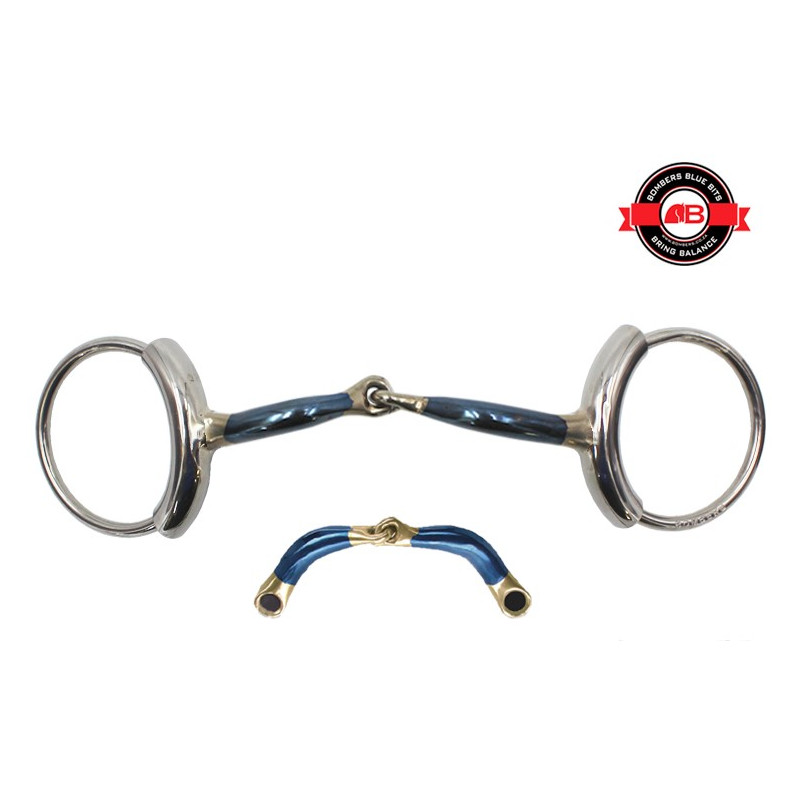 Loose ring tube Snaffle Ultra-Comfy Lock Up