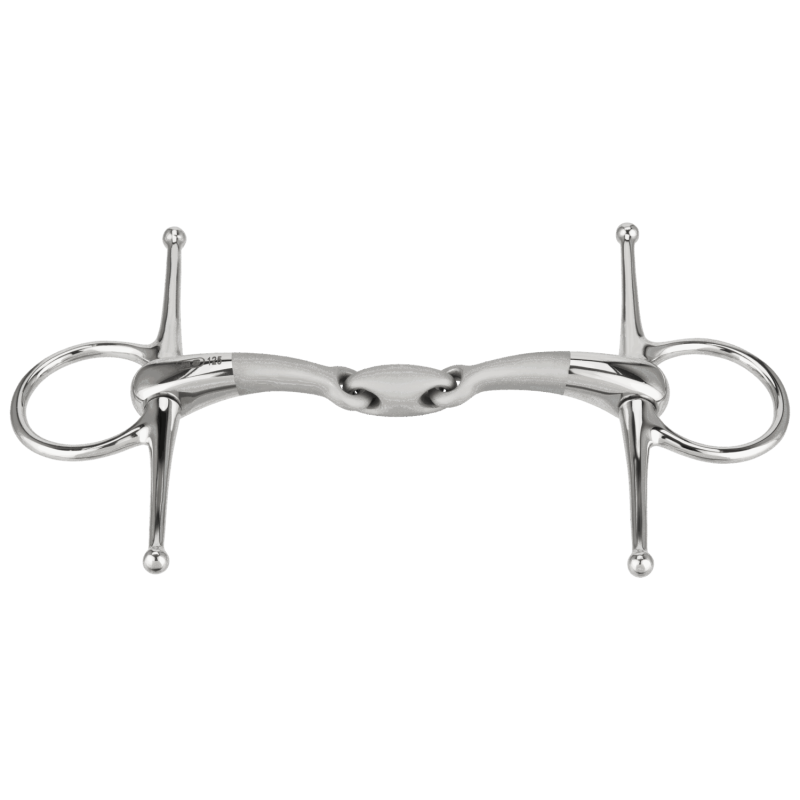 Full cheek bit double jointed Satinox