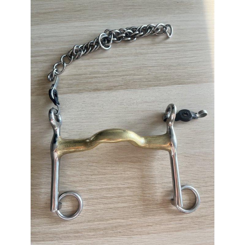 Weymouth big shank with angled tongue port