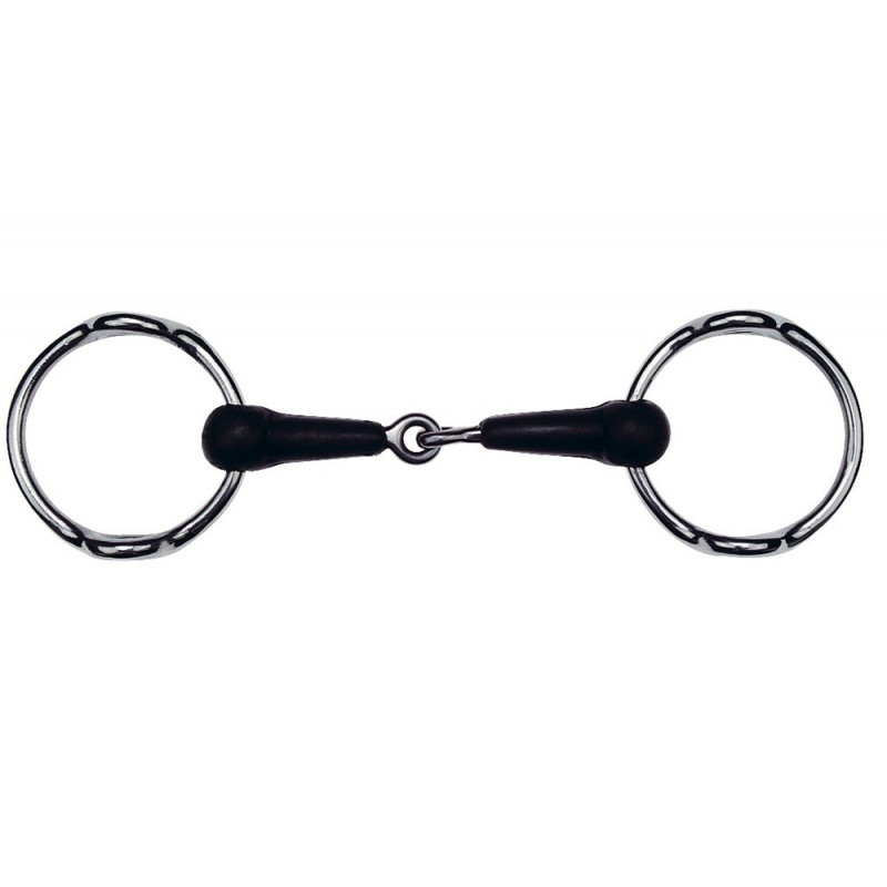 Mors releveur simple brisure caoutchouc