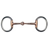 Mors olives simple brisure cuivre anneaux plat