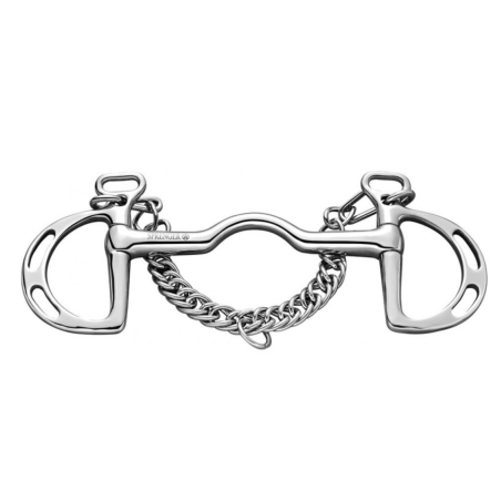 Kimblewick straight bit with tongue port - Sprenger | Mors & More