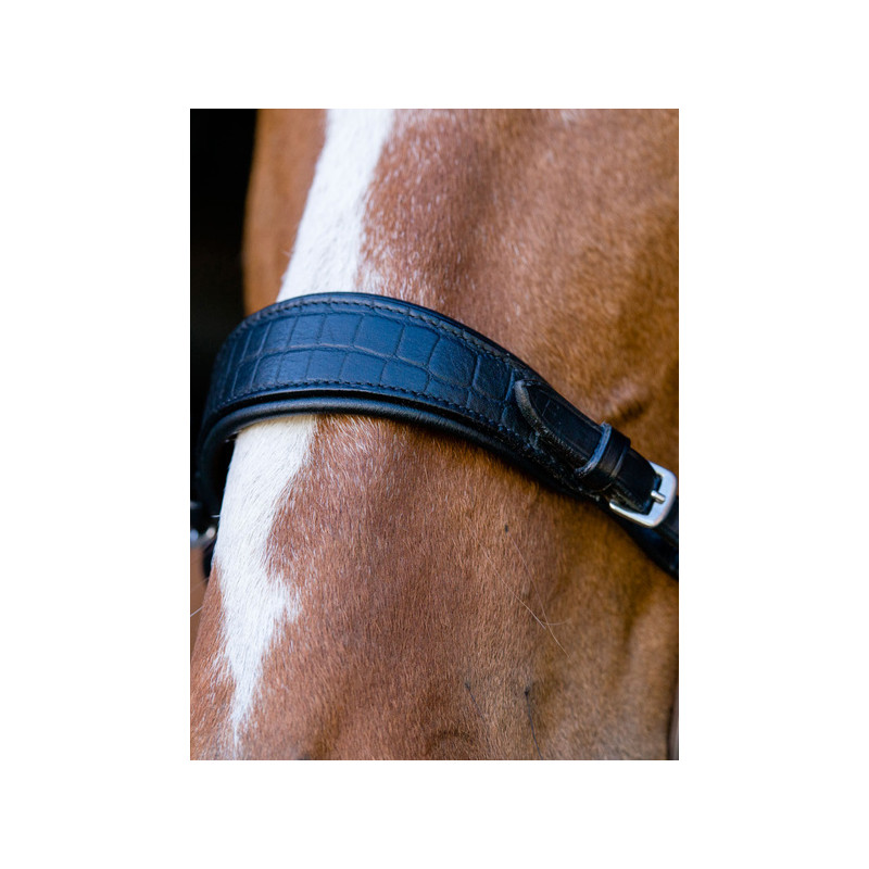 Leather noseband for hackamore Ps of Sweden