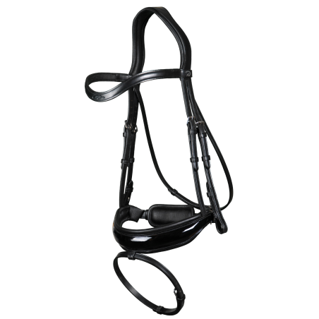 Patent Large Crank Noseband Bridle With Flash - DYON