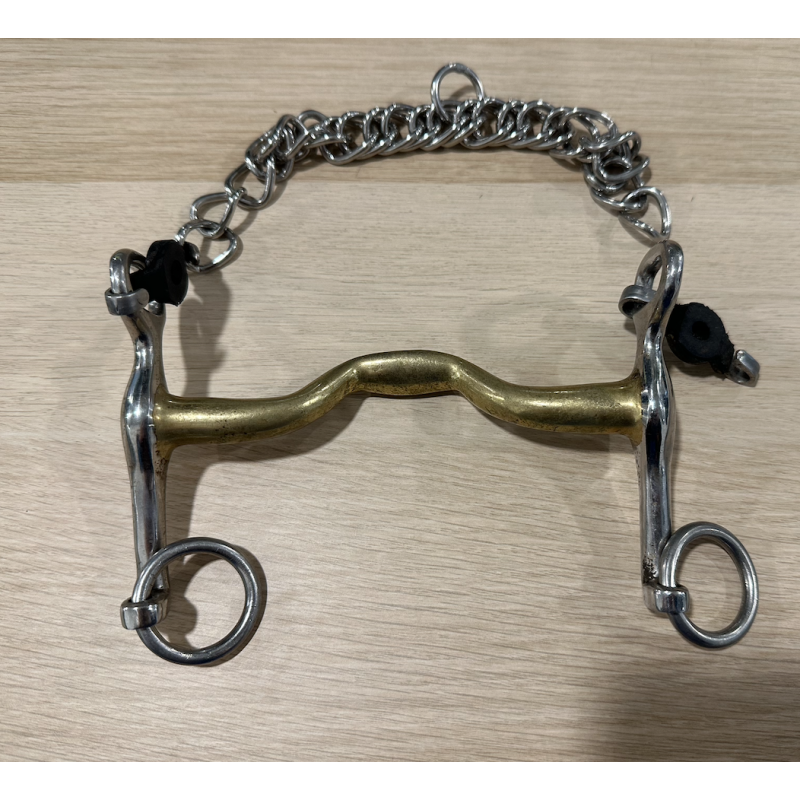 Weymouth big shank with angled tongue port