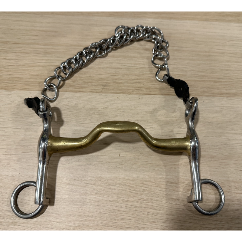 Weymouth big shank with angled tongue port