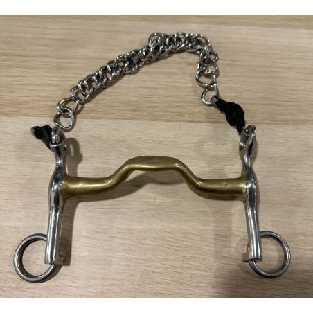 Weymouth big shank with angled tongue port