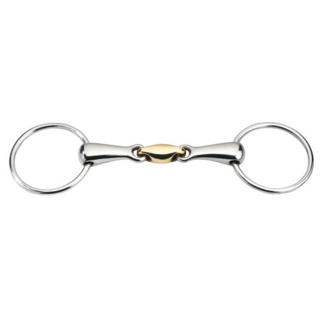Loose ring double jointed with hollow mouthpiece