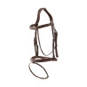 Plaited Flash Noseband Bridle - New English