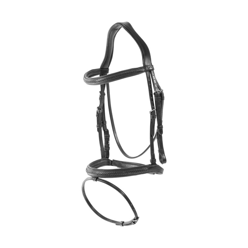 Plaited Flash Noseband Bridle - New English