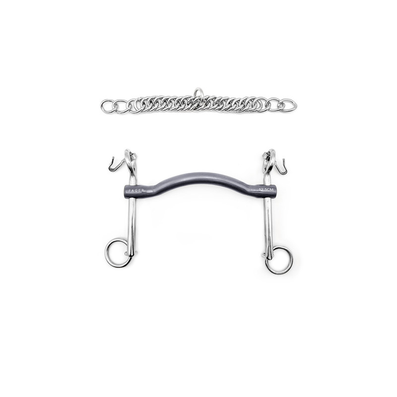 Mors de bride Charlotte avec passage de langue