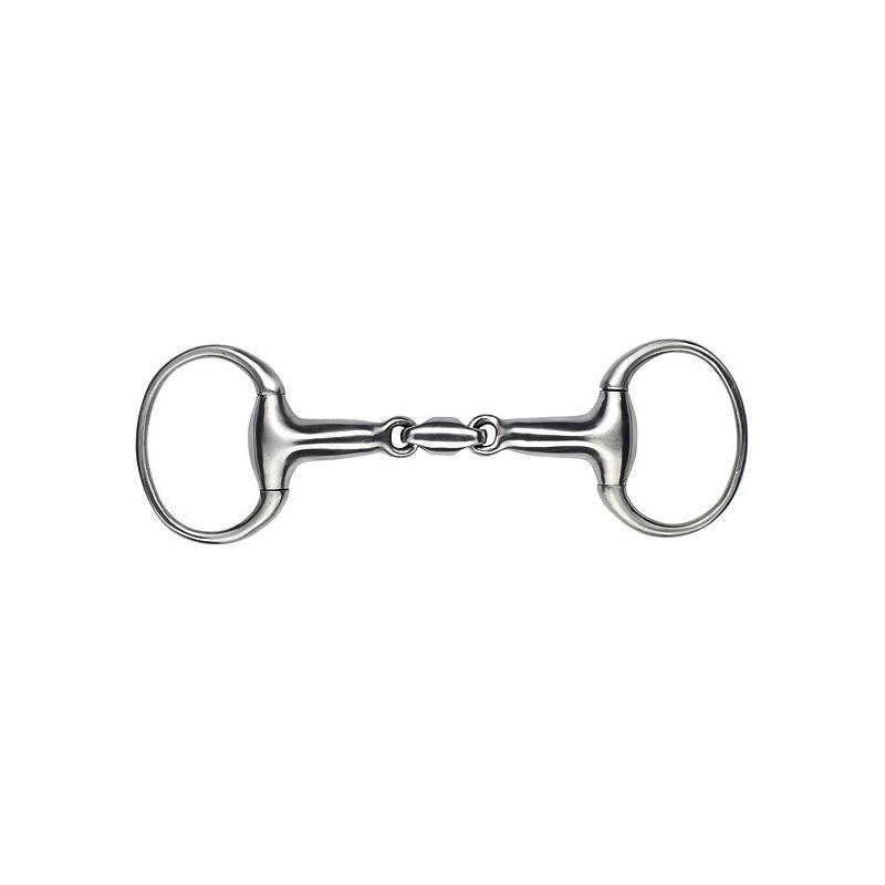 Mors Olives double brisure canon creux Inox Satin - Feeling