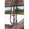 Web reins with leather stopper - HFI