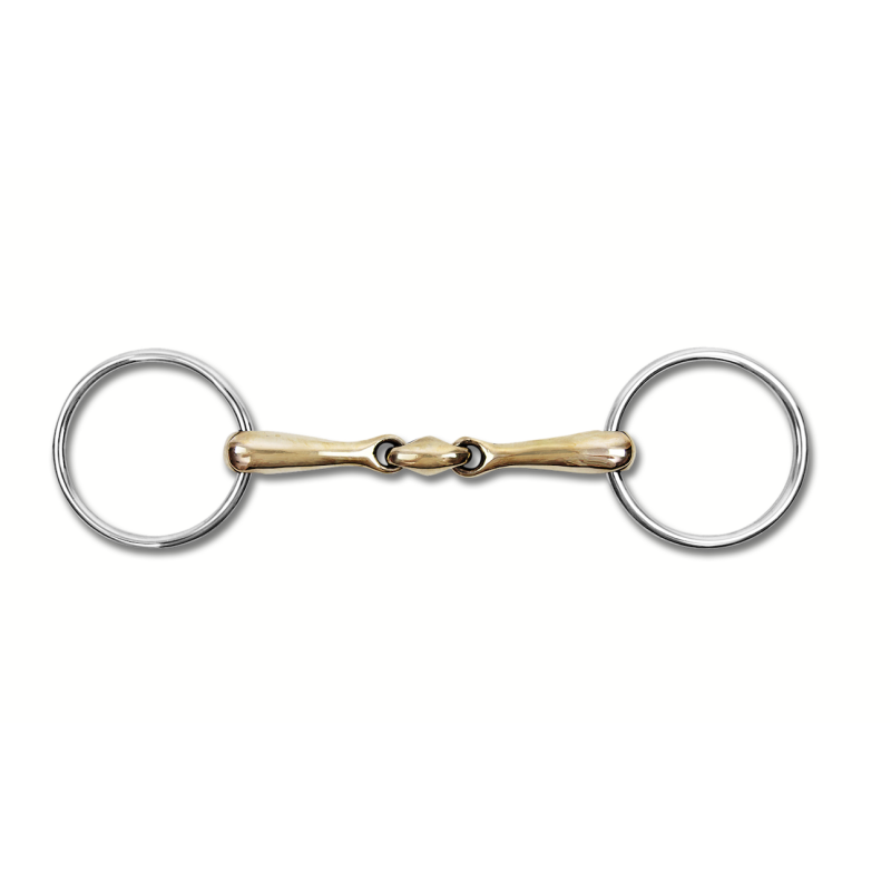 Cupris Double-Jointed Snaffle, Solid