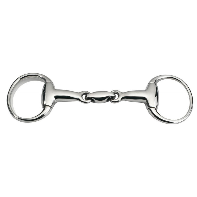 FEELING “ANATOMIC” STAINLESS STEEL EGGBUTT SNAFFLE