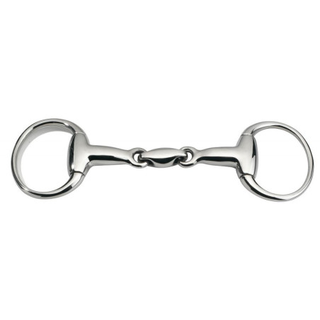 FEELING “ANATOMIC” STAINLESS STEEL EGGBUTT SNAFFLE