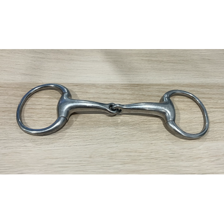 Eggbutt single jointed bit used