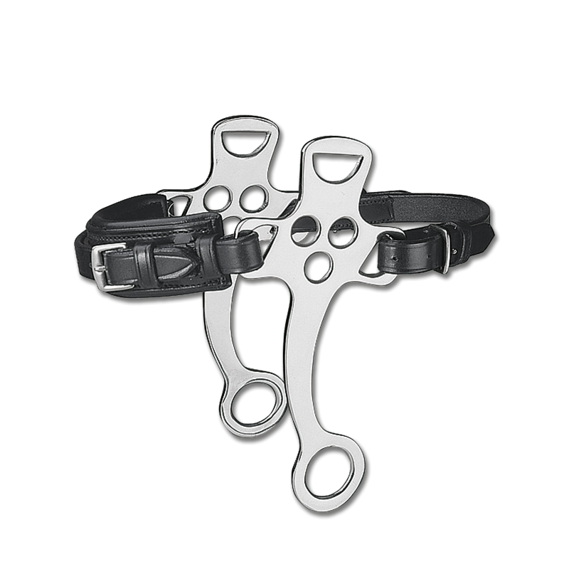 Hackamore nez cuir rembourré