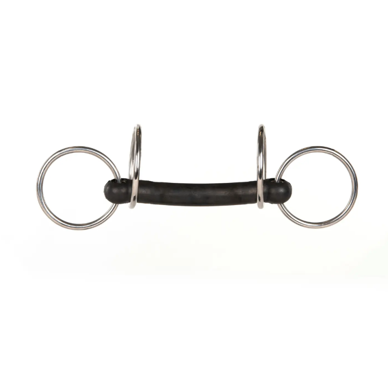Mors 4 anneaux caoutchouc droit souple ou rigide - Metalab