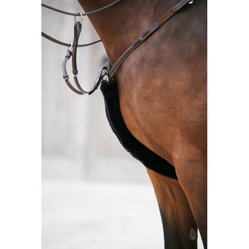 Sheepskin Breastplate cover - Kentucky