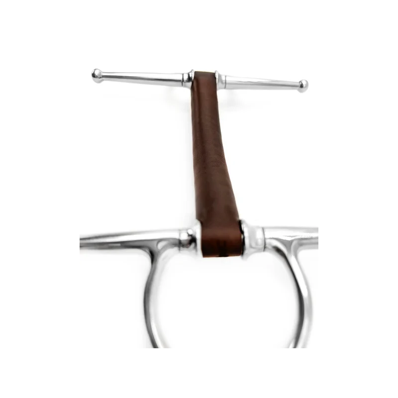 Full cheek bit with straight leather