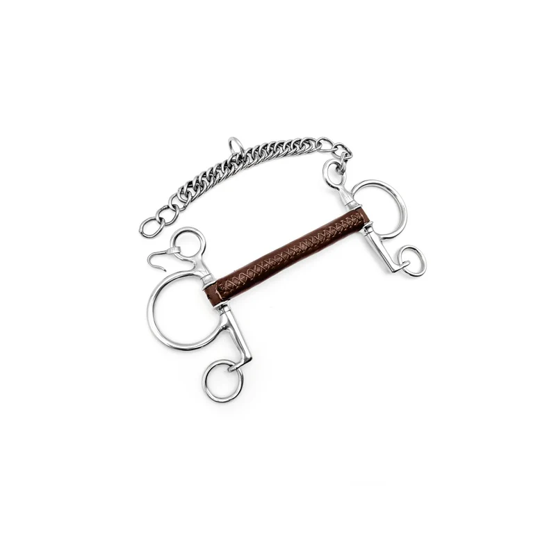 Adam Baby Pelham bit with straight leather