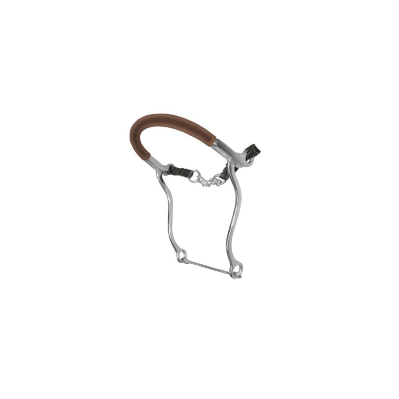 Hackamore muserolle en caoutchouc