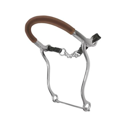 Hackamore muserolle en caoutchouc