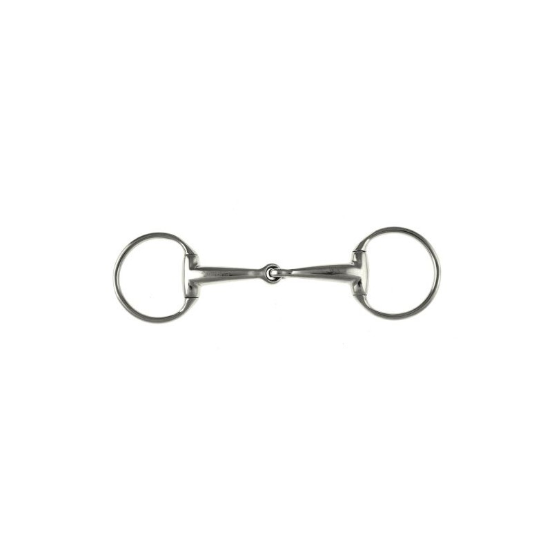 Eggbutt single jointed bit