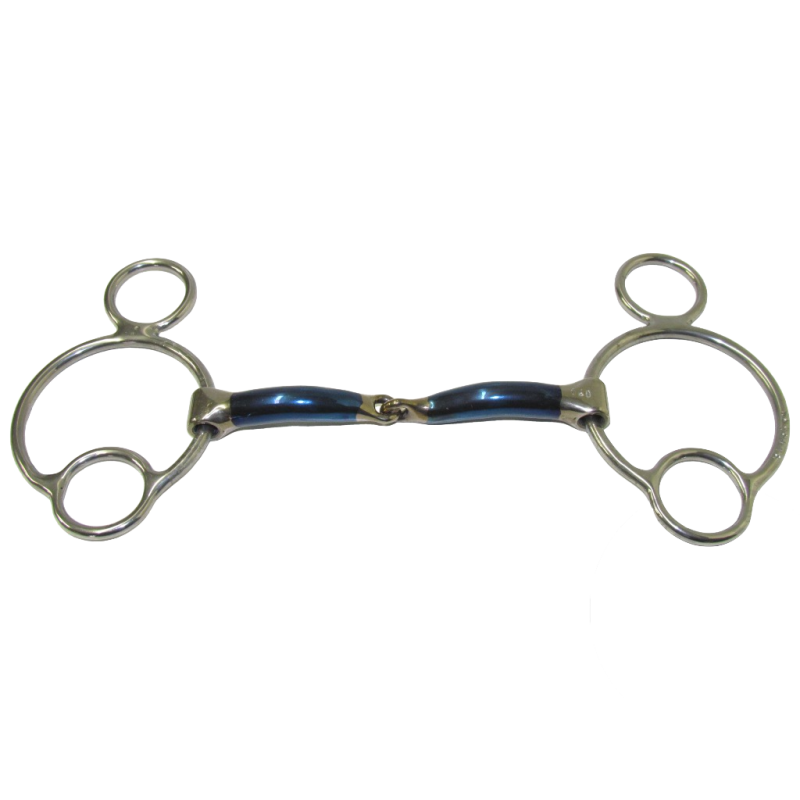 Mors Pessoa simple brisure snaffle - Bombers