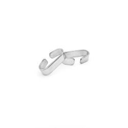 Flat hooks Silver Fager