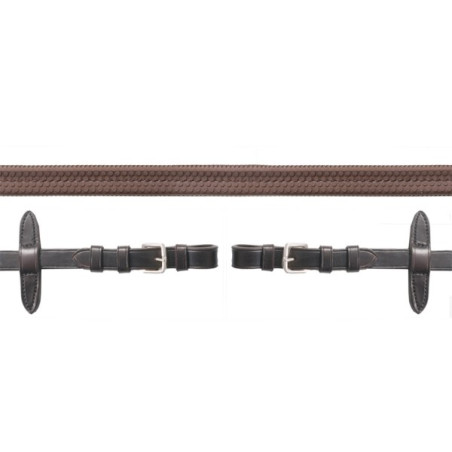 Rênes en caoutchouc avec boucles Schockemohle