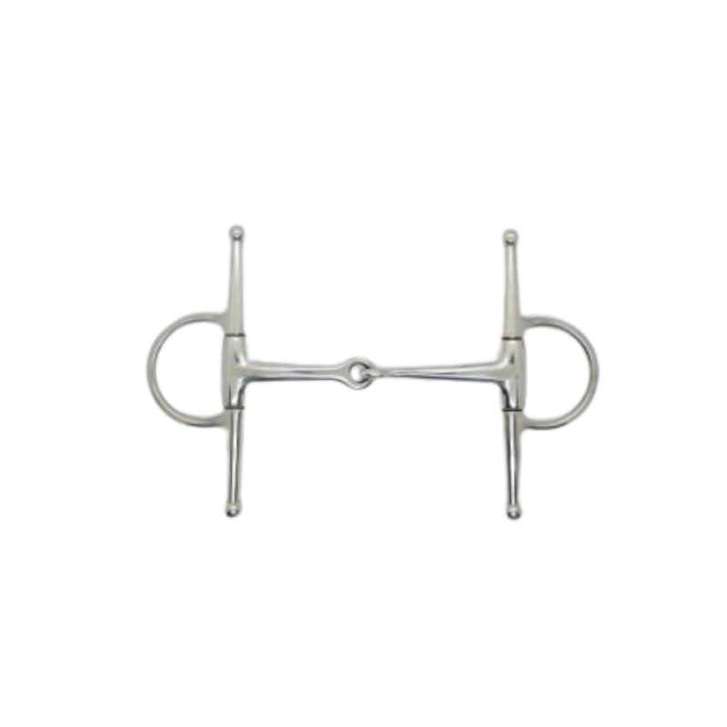 Full cheek bit single jointed inox - Harcour