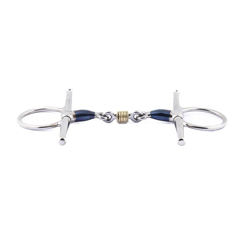 Sweet iron full cheek brass ring