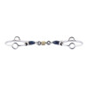 Mors Releveur double brisure avec anneaux en cuivre