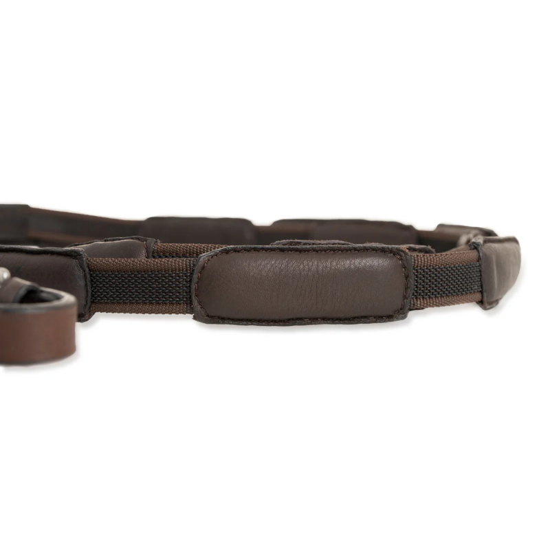 Web Reins with leather padding loops Comfort connect - Correct Connect